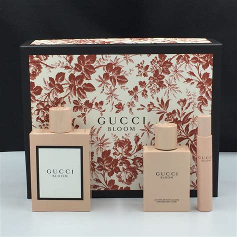 gucci perfume set bloom|Gucci perfume bloom gift set.